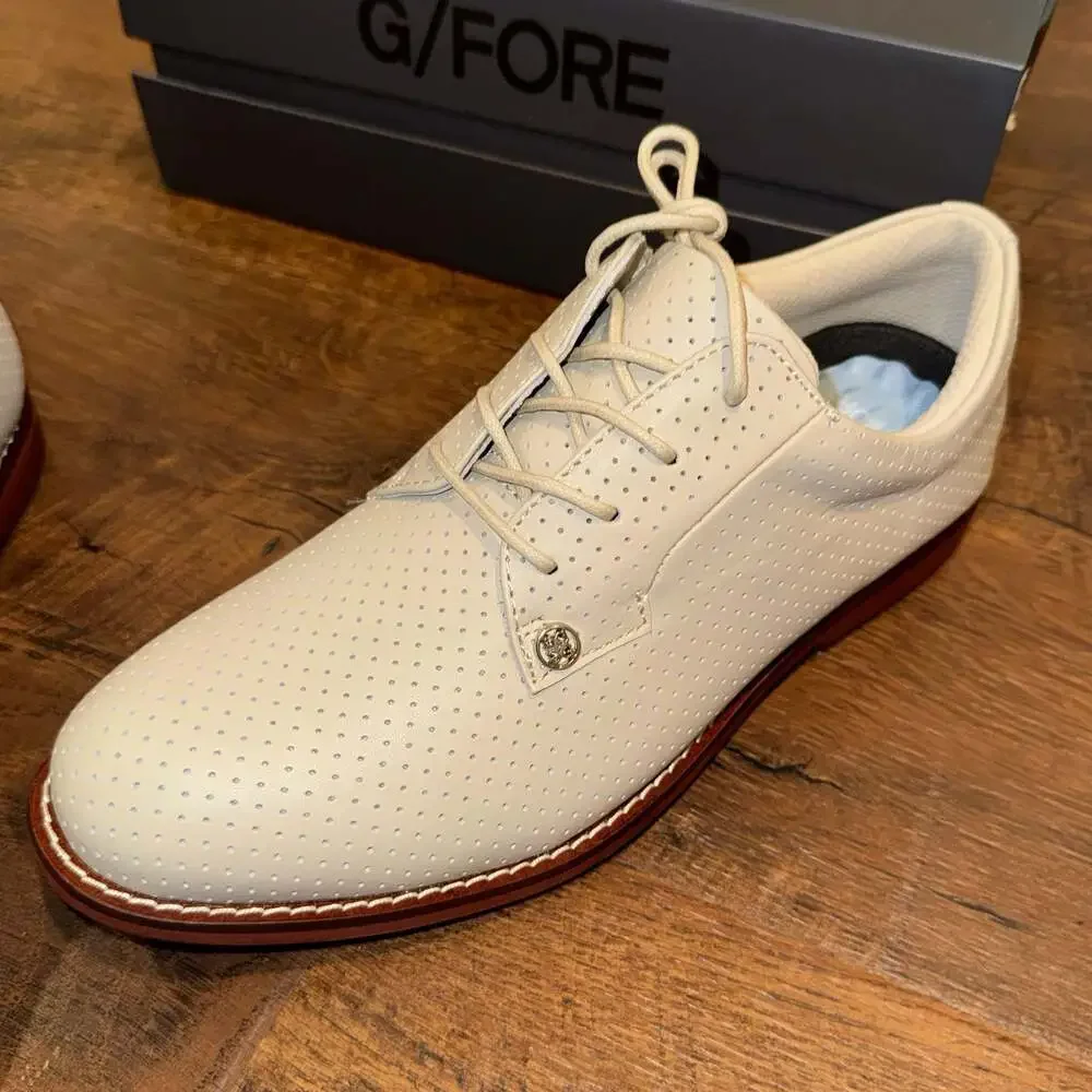 G/FORE Gallivanter Perforated Luxe Leather Golf Shoes Size 8.5